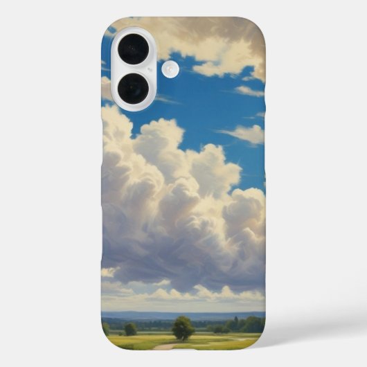 白い雲と青澄んい空 Case-Mate iPhoneケース (裏面)