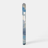 白い雲と青澄んい空 iPhone 16ケース (左側面)