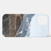 白い雲の下の山の風景写真 Case-Mate iPhoneケース (裏面 (横))