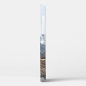 白い雲の下の山の風景写真 Case-Mate iPhoneケース (裏面 / 左)