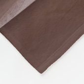 白い雲の下の茶色の砂漠 フリースブランケット (角)