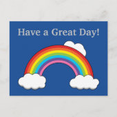 白い雲の虹 |カスタマイズ シーズンポストカード (正面)