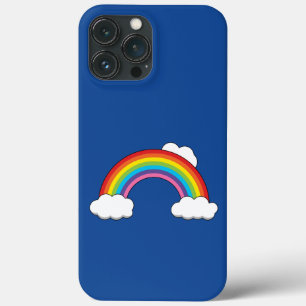 白い雲の虹 iPhone 13 PRO MAXケース
