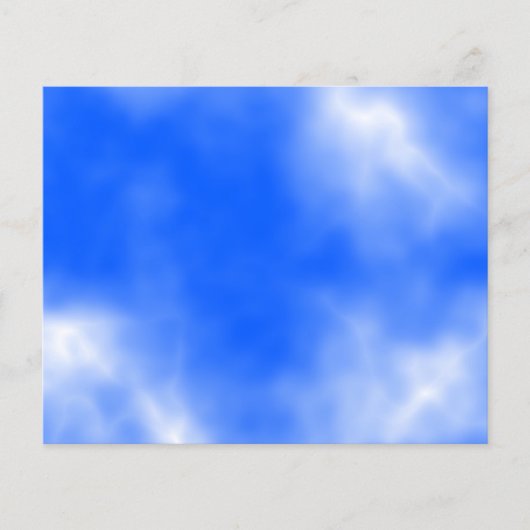 白い雲の青空。 チラシ (正面)
