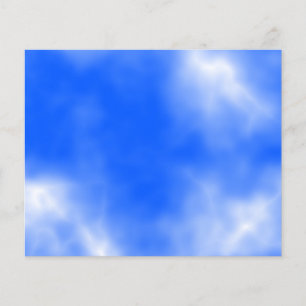 白い雲の青空。 チラシ