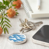 白い雲 キーホルダー (側面)