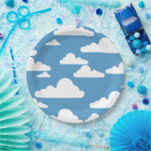 白い雲 ペーパープレート (パーティー)