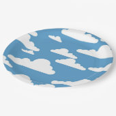 白い雲 ペーパープレート (アングル)