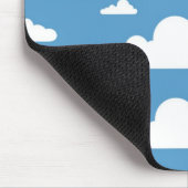 白い雲 マウスパッド (コーナー)