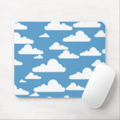 白い雲 マウスパッド (マウス)
