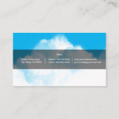 白い雲 名刺 (裏面)