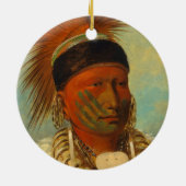 白い雲、Iowasのヘッド責任者 セラミックオーナメント (裏面)