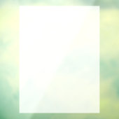 白い霜の付いたプライバシーの濃淡(半透明) ウィンドウサイン (シート3)