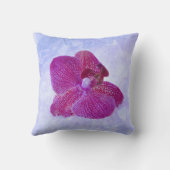 白い霞に紫の蘭 クッション (裏面)