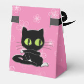 白い靴下の黒猫 フェイバーボックス (裏面サイド)