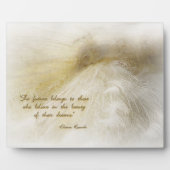 白い額の夢 フォトプラーク (正面)