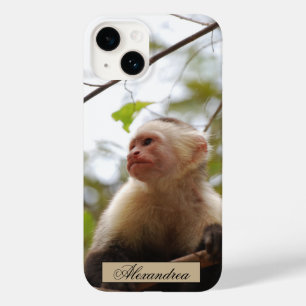 白い顔のカプチン猿の写真 Case-Mate iPhone 14ケース