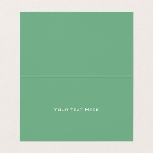 白い顔の雌鹿の松の木の雪の緑 名刺 (内部フラット)