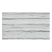 白い風化木材 名札 (正面)