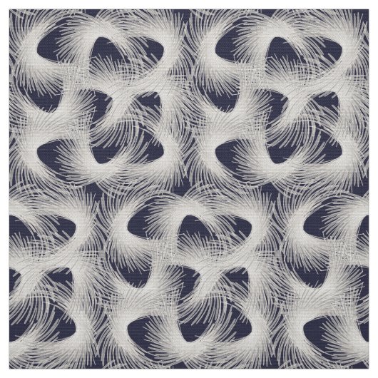 白い飛んでいる羽 ファブリック (見本)