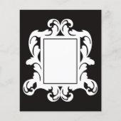 白い飾り枠 (正面)