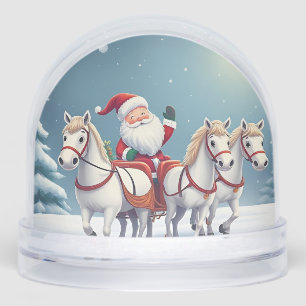 白い馬が引くサンタ 過去記事