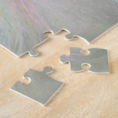 白い馬とパステルヘア ジグソーパズル (側面)