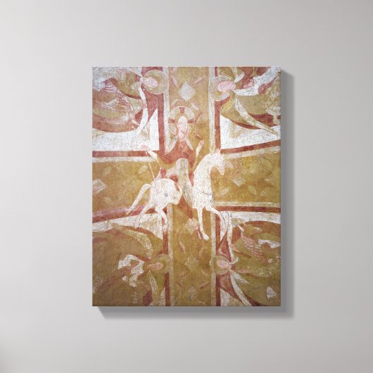 白い馬に乗ったキリスト キャンバスプリント (正面)