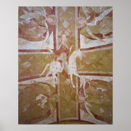 白い馬に乗ったキリスト ポスター (正面)