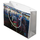 白い馬に乗るカップルWassily Kandinsky ラージペーパーバッグ (裏面アングル)