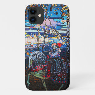 白い馬に乗るカップルWassily Kandinsky iPhone 11 ケース