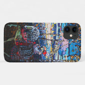 白い馬に乗るカップルWassily Kandinsky Case-Mate iPhoneケース (裏面(横))