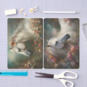 白い馬 薄葉紙 (クラフト)