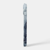 白い馬 iPhone 15ケース (左側面)