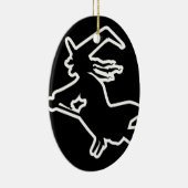 白い魔女 セラミックオーナメント (右)
