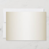 白い鳥のブライダルシャワーの招待 招待状 (裏面)