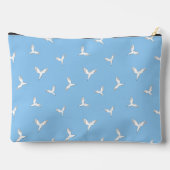 白い鳥。 アクセサリーポーチ (裏面)