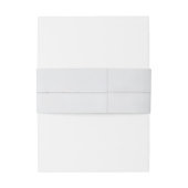 白い鳩とリングや輪 招待状ベリーバンド (裏面例)