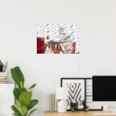 白い鳩の夢 ポスター (ホームオフィス)