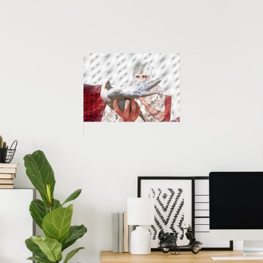 白い鳩の夢 ポスター (ホームオフィス)