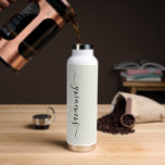 白い鳩の無地の色 ウォーターボトル<br><div class="desc">白い鳩無地の色。色モダン。</div>