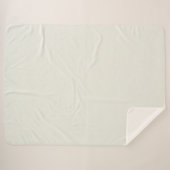 白い鳩の無地の色 シェルパブランケット (正面(横))