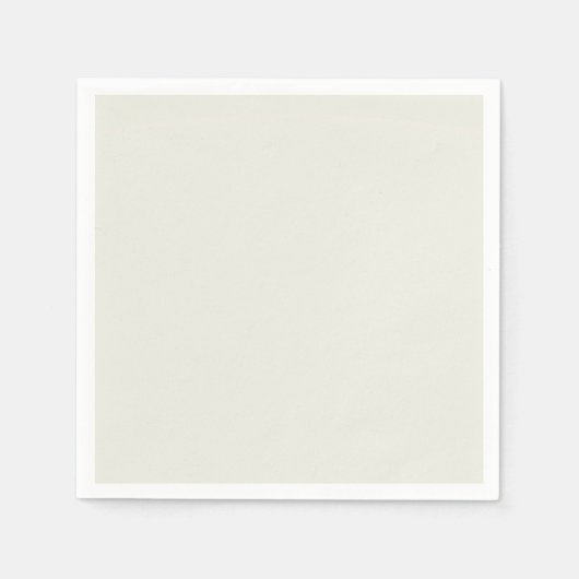 白い鳩の無地の色 スタンダードカクテルナプキン (正面)