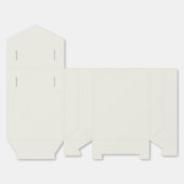 白い鳩の無地の色 フェイバーボックス (見開き)