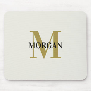 白い鳩の無地の色 マウスパッド