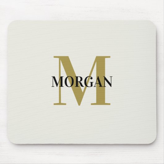 白い鳩の無地の色 マウスパッド (正面)