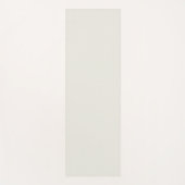 白い鳩の無地の色 ヨガマット (正面)