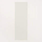 白い鳩の無地の色 ヨガマット (裏面)