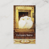 白い鳩アットファームウインドイエローブラウン 名刺 (裏面)