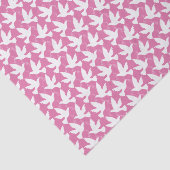 白い鳩ピンク飛んでいるティッシュペーパー 薄葉紙 (詳細)